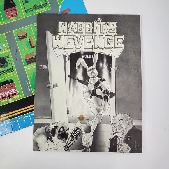 Wabbit Wampage/Wabbit's Wevenge - Pacesetter Games Board Games 1986 - Picture 16 of 16